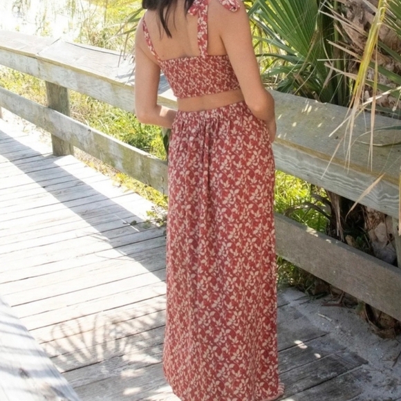 Natural Life Courtney Maxi Dress In Rust / Vintage (No Longer Available) - Picture 3 of 4